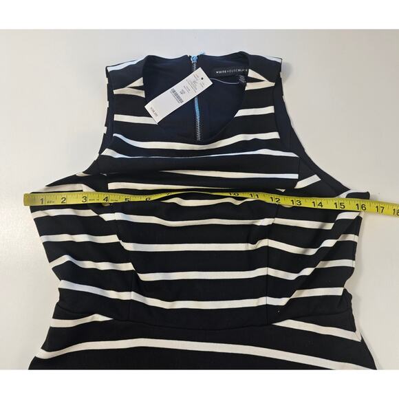 NWT WHBM high neck career business casual professional dress 6 PETITE w/ pockets - Picture 8 of 8